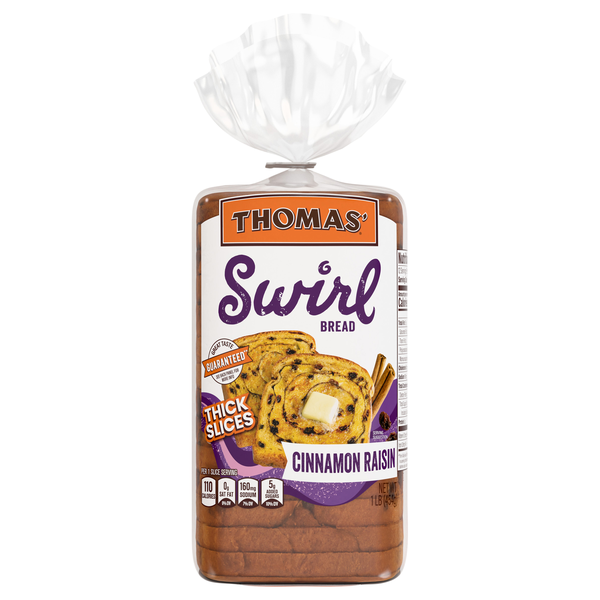 Thomas' Swirl Cinnamon Raisin Sliced Bread