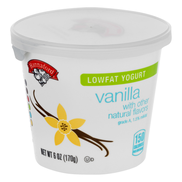 Hannaford Low Fat Vanilla Yogurt Cup
