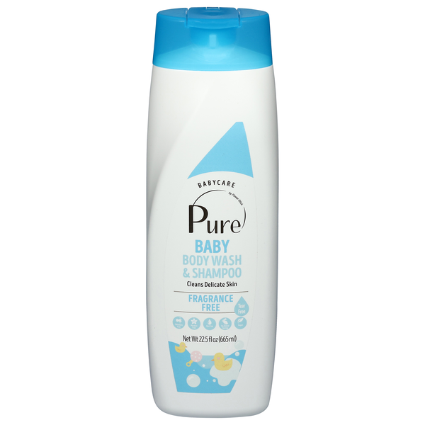 Pure Baby Fragrance Free Body Wash & Shampoo