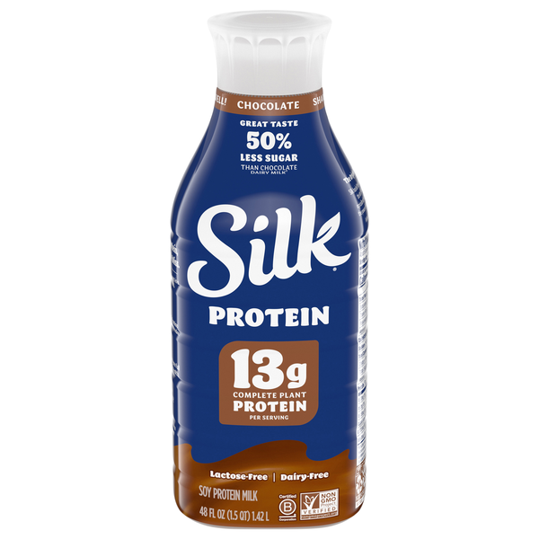 Silk Lactose & Dairy Free Chocolate Soy Protein Milk
