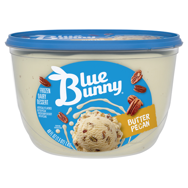 Blue Bunny Butter Pecan Frozen Dairy Dessert