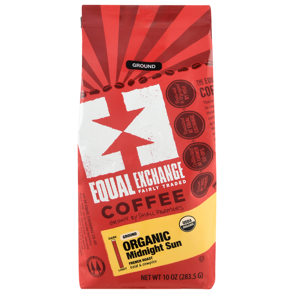 Equal Exchange Organic Midnight Sun French Roast Ground Coffee