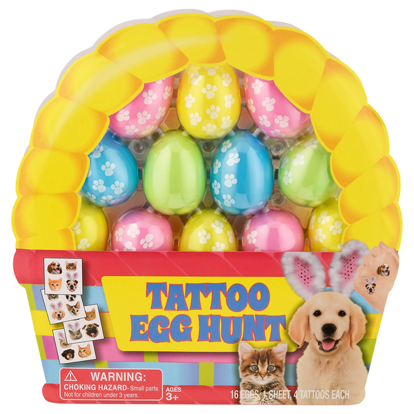 Mello Smello Easter Tattoo Egg Hunt Pets Ages 3+