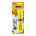 BIC Brite Liner Grip Highlighters Chisel Tip Yellow