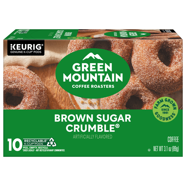 Green Mountain Brown Sugar Crumble Flavored K-Cup Coffee Pods