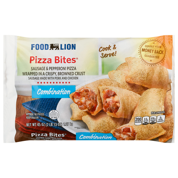 Save on Food Lion Pizza Bites Sausage & Pepperoni Combination 90 ct Order Online Delivery