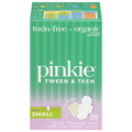 Pinkie Tween & Teen Toxin Free Organic Small Ultra Thin Pads w/Wings
