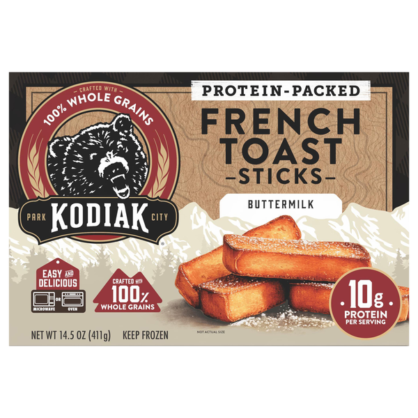 Kodiak Protein Packed Buttermilk French Toast Sticks