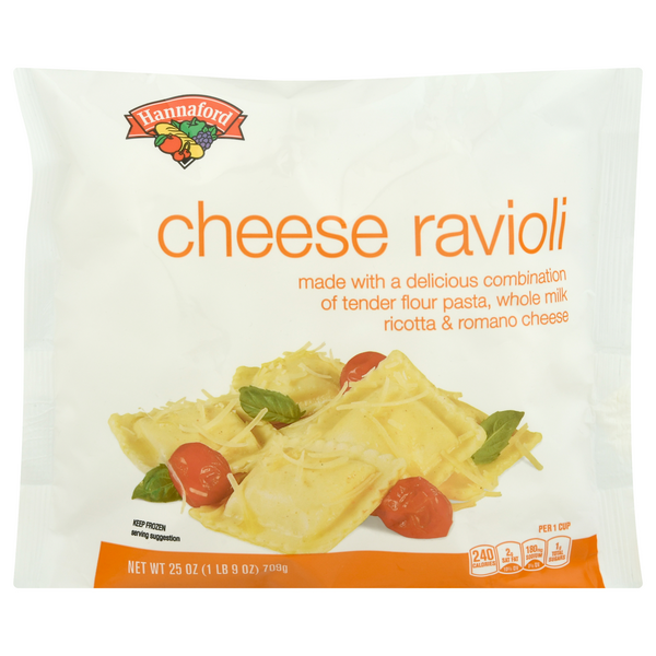 Hannaford Cheese Ravioli Pasta Frozen