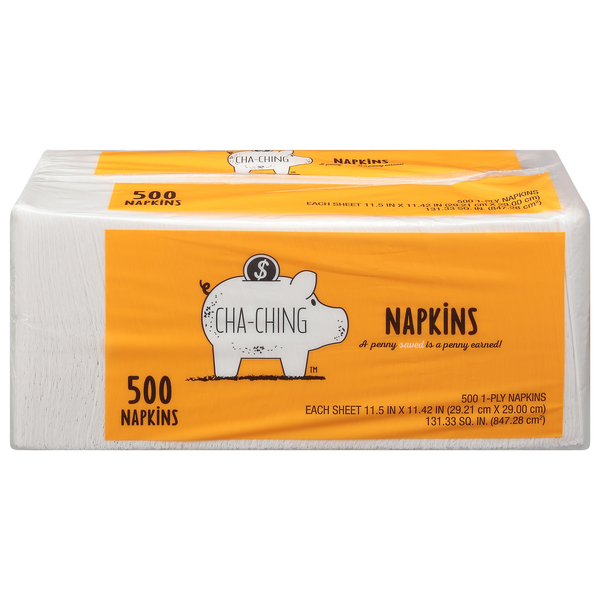 Cha-Ching 1-Ply Napkins