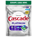 Cascade Platinum Dawn Fresh Scent Dishwasher Detergent ActionPacs - 26 ct