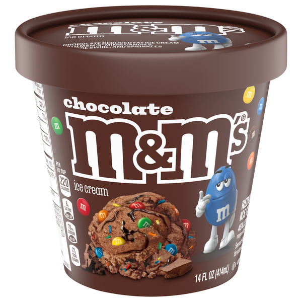 M&M's Reduced Fat Chocolate Ice Cream