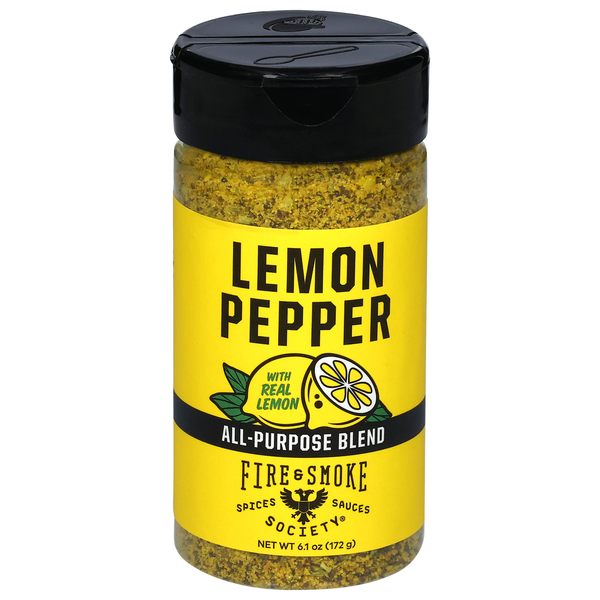 Fire & Smoke Society Lemon Pepper All-Purpose Blend Seasoning