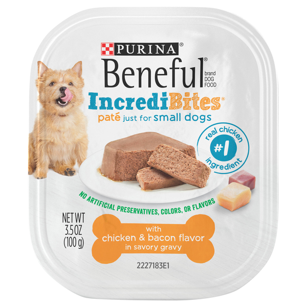 Save on Purina Beneful IncrediBites Small Dogs Chicken & Bacon Adult