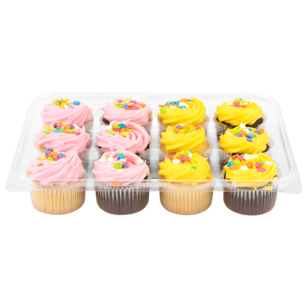 Hannaford Bakery Sea Gold Chocolate Mini Cupcakes - 12 ct