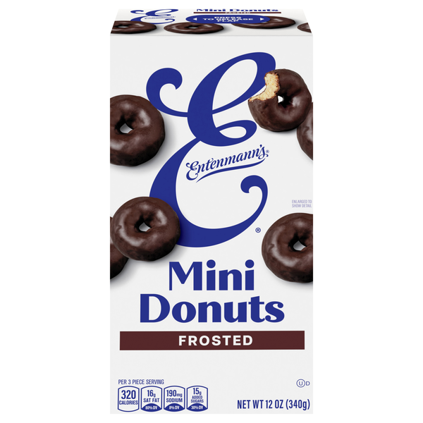 Entenmann's Pop'ettes Frosted Mini Donuts