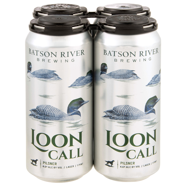 Batson River Brewing Loon Call Pilsner Beer - 4 pk