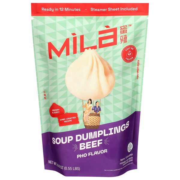 Mila Pho Flavor Beef Soup Dumplings Frozen