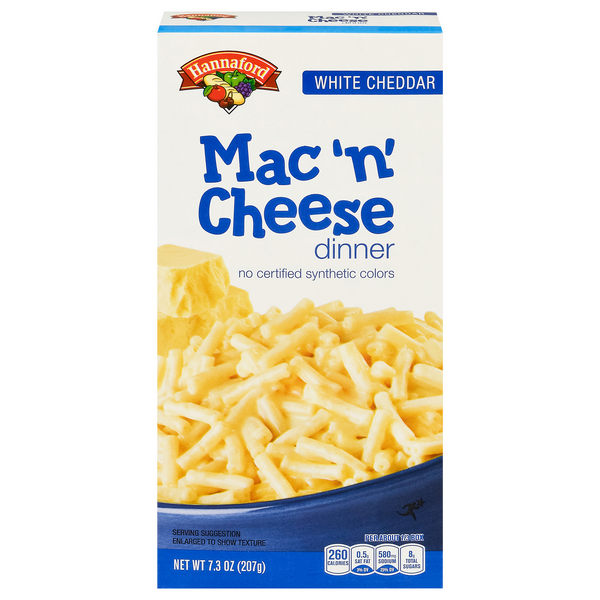 Hannaford White Cheddar Macaroni & Cheese Dinner