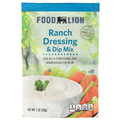 Food Lion Ranch Dressing & Dip Mix Packet