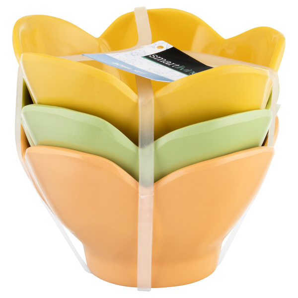 Smart Living Spring Flower Shaped Bowl Set