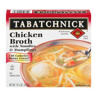 Tabatchnick Kosher Chicken Broth Soup with Noodles & Dumplings Frozen