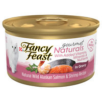 Fancy Feast Gourmet Naturals in Gravy Salmon & Shrimp Adult Wet Cat Food