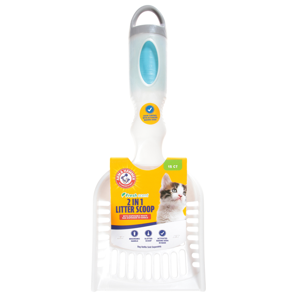 Arm & Hammer 2-in-1 Litter Scoop With Waste Bags