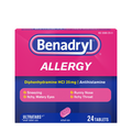 Benadryl Allergy Relief Antihistamine Tablets