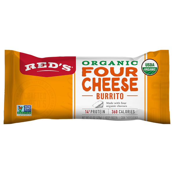 Red's Organic Four Cheese Burrito Frozen