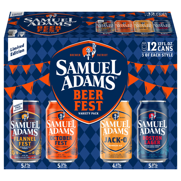 Samuel Adams Beer Fest Variety Pack - 12 pk