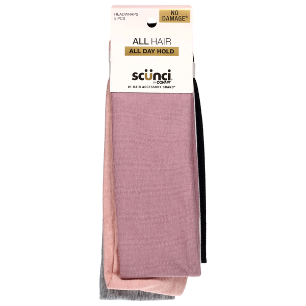 Scunci Effortless Beauty Headwraps No Damage Assorted Color