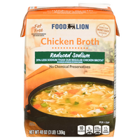 Food Lion Fat Free Reduced Sodium Chicken Broth