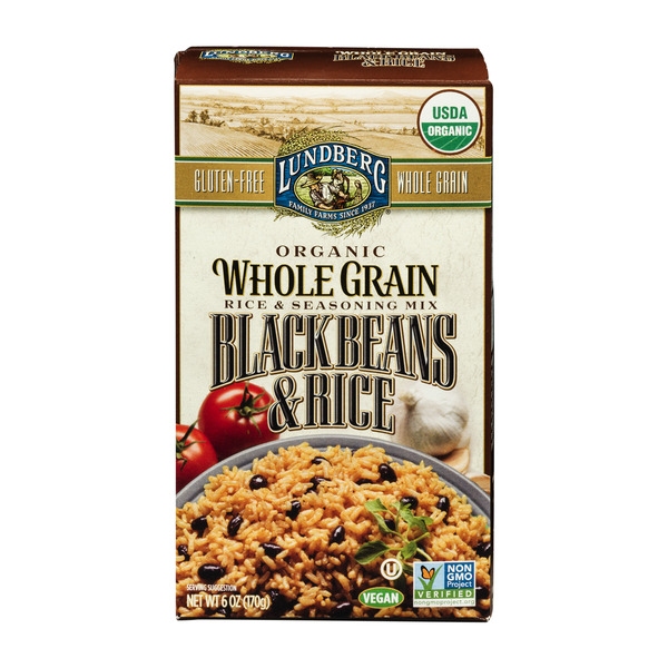 Save on Lundberg Whole Grain Black Beans & Rice Gluten Free Organic