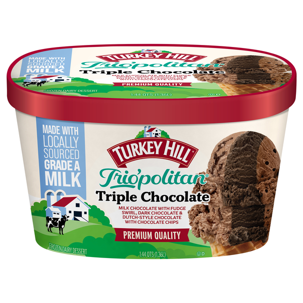 Turkey Hill Trio'politan Triple Chocolate Ice Cream