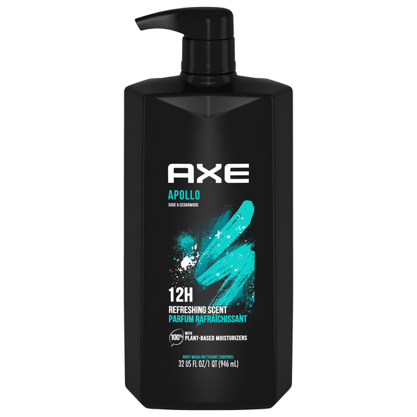 AXE Apollo Sage & Cedarwood Body Wash Pump