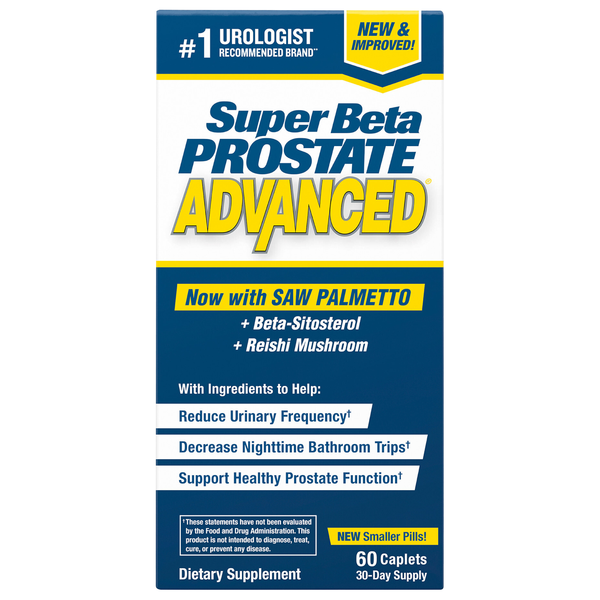 Super Beta Prostate Advanced Dietary Supplement Caplets