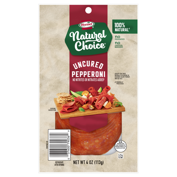 Hormel Natural Choice Uncured Pepperoni