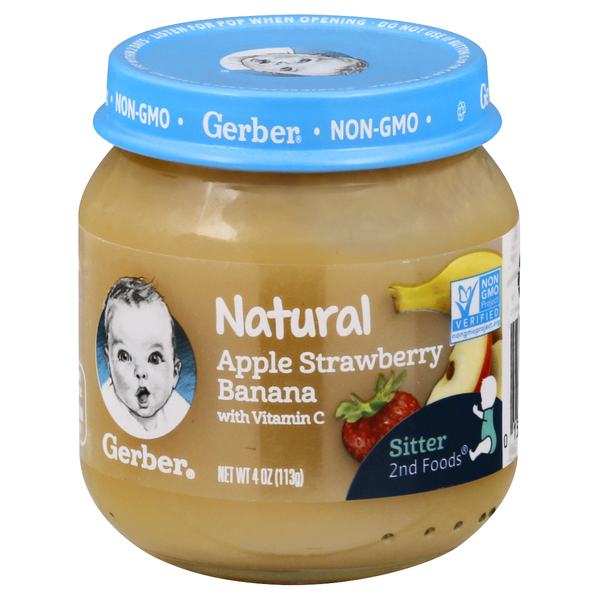 gerber apple strawberry banana