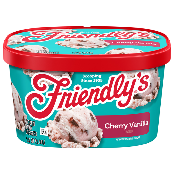 Friendly's Cherry Vanilla Ice Cream