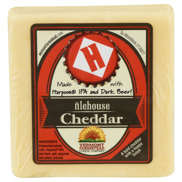 Vermont Farmstead Alehouse Cheddar Cheese Block