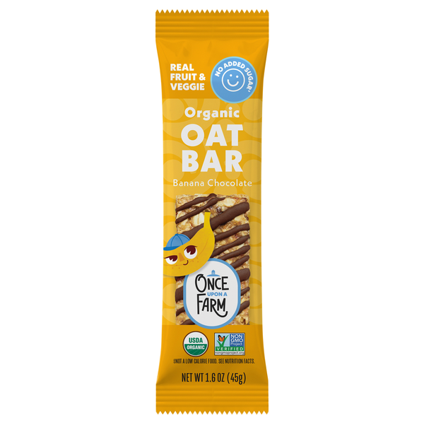Once Upon a Farm Organic Banana Chocolate Oat Bar Refrigerated