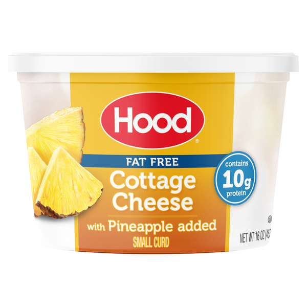 Hood Fat Free Small Curd Cottage Cheese with Pineapple
