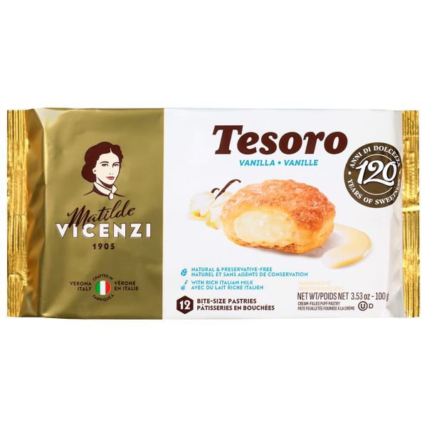 Matilde Vicenzi Tesoro Vanilla Bite-Size Pastries