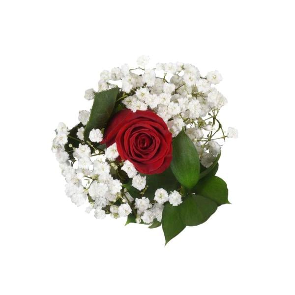 Single Red Rose Bouquet