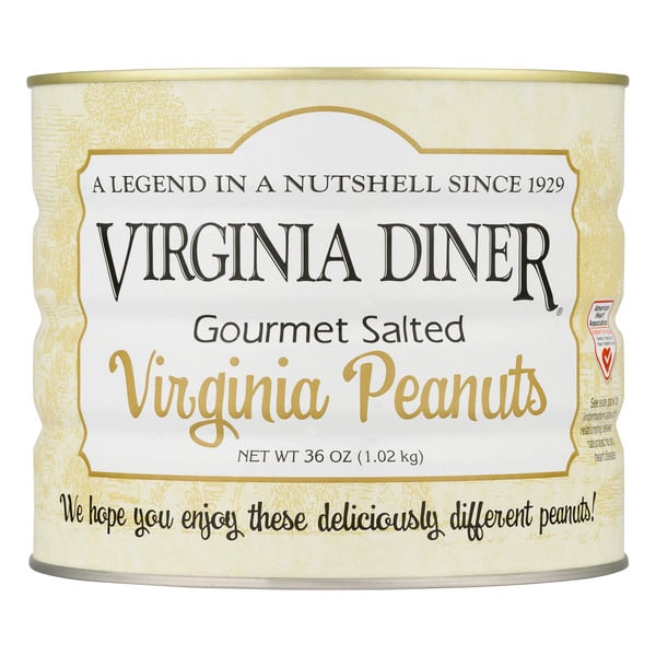 Virginia Diner Gourmet Virgina Peanuts Salted