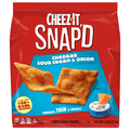 Cheez-It Snap'd Cheddar Sour Cream & Onion Cheesy Baked Crackers