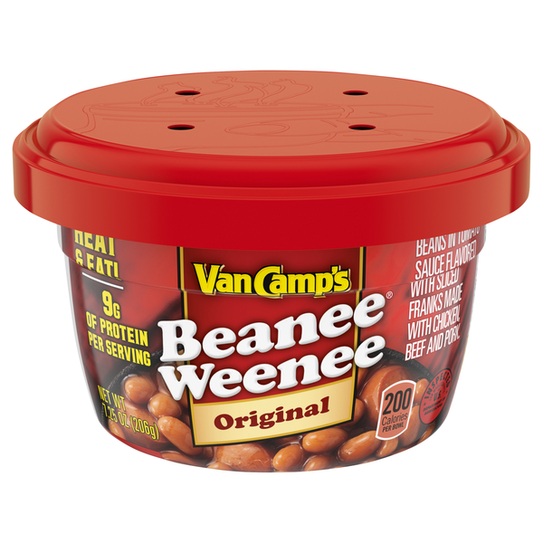 Van Camp's Original Beanee Weenee Microwavable Cup