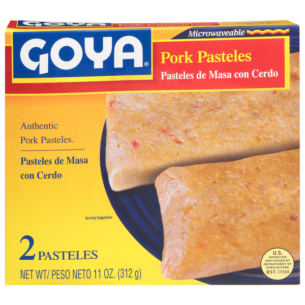 Goya Pork Pasteles - 2 ct Frozen