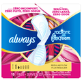 Always Radiant Size 1 Light Clean Scent Regular Pads with Wings